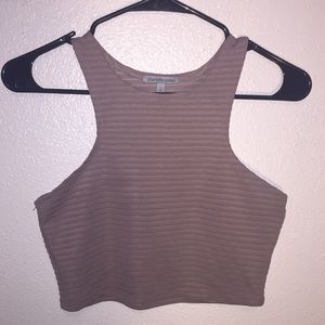 Blush pink party styled crop top